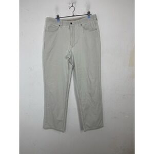 Hiltl Mens Pants 34x34 Beige Golf Chino 5 Pocket Preppy Classic Ultimate Trouser